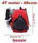 Motor 4T na motokolo 49ccm, kompletn sada Motor 4T na motokolo 49ccm, kompletn sada - kliknte pro vce informac
